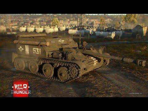 Видео: Подбил один танк за имбовую пт-сау АСУ-57 и сложные бои War Thunder