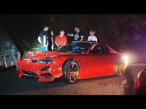 Видео: Drift Crash / Mazda Rx7 rollover / Переворот Мазды в Сочи. gohard.архив