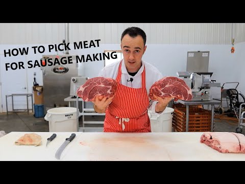 Видео: КАК ВЫБРАТЬ МЯСО ДЛЯ КОЛБАСЫ. Какой вид мяса выбрать для колбасного производства?