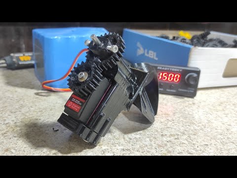 Видео: Новая модель рулевого механизма для кораблика