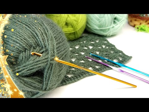 Видео: 👌ИДЕАЛЬНО! 🤩🤗Самый ЭЛЕГАНТНЫЙ узор крючком для палантина! (вязание крючком для начинающих) / Crochet