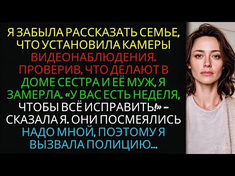 Видео: Установил камеры видеонаблюдения. Когда я проверил, что делают моя сестра и её муж в моём доме...