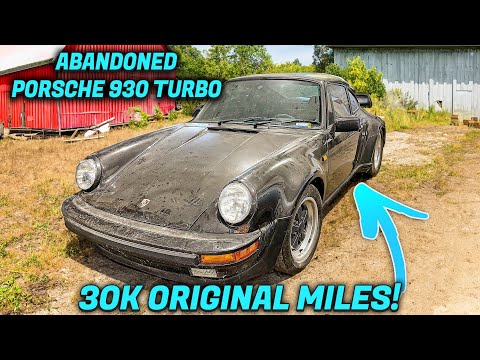 Видео: Первая мойка за 19 лет: Porsche 930 Turbo с оригинальным пробегом 30 000 миль! | Удовлетворительн...
