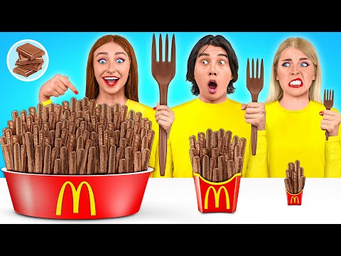Видео: Большая, Средняя или Маленькая тарелка Челлендж #2 от Multi DO Challenge