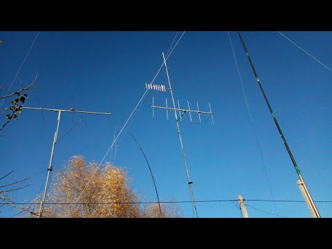 Видео: Самодельная  антенна 6 элементов на 145 мгц . финал