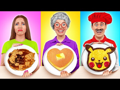 Видео: Кулинарный Челлендж: Я против Бабушки | Битвы с едой от Mega DO Challenge
