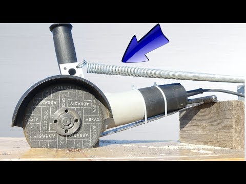 Видео: Крутая самоделка из ОБЫЧНОЙ БОЛГАРКИ. Сделай и себе это простое приспособление .Самодельная станина