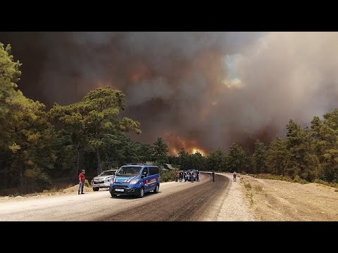 Видео: Анталья в огне