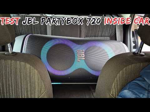 Видео: JBL Partybox 720 трясет машину