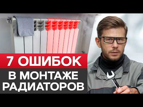 Видео: ФАТАЛЬНЫЕ ошибки в монтаже радиаторов! / ИХ допускаю 99% монтажников