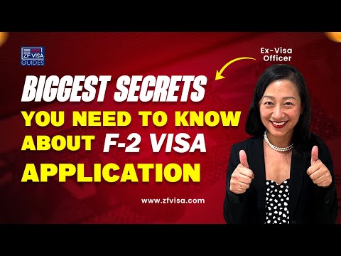 Видео: 5 самых больших секретов, которые вам нужно знать о подаче заявления на визу F-2, по словам бывше...