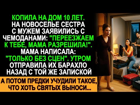 Видео: 10 лет копила на дом, а на новоселье сестра с мужем заявились жить! Что было дальше…