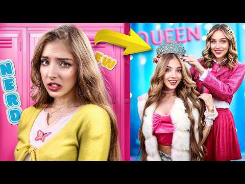 Видео: Ботанша vs Королева Колледжа! Демон Помогает Мне Стать Популярной
