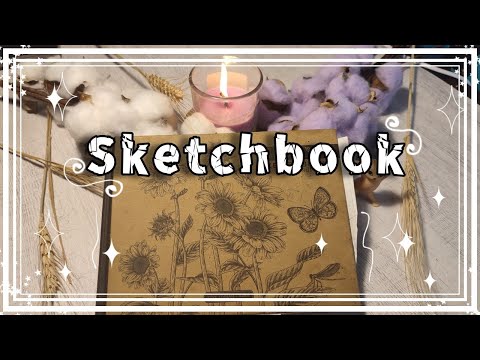 Видео: Обзор скетчбука // Не идеальный скетчбук // 🌿 Зарисовки, пленэр 🌿