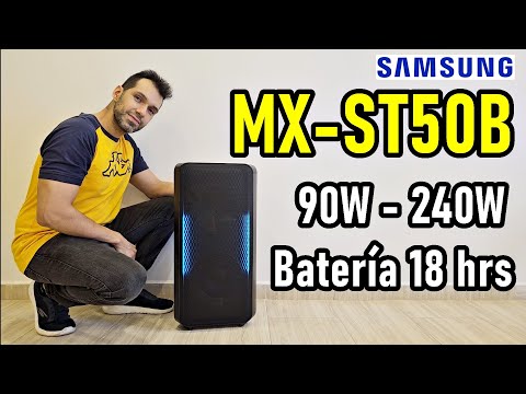 Видео: SAMSUNG MX-ST50B: ЗВУКОВАЯ БАШНЯ С АККУМУЛЯТОРОМ ДО 18 ЧАСОВ