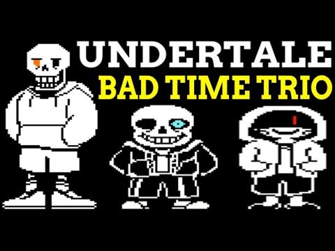 Видео: Undertale Bad Time Trio 2 - Sans, Underswap Papyrus и Storyshift Chara | АДСКАЯ СЛОЖНОСТЬ!