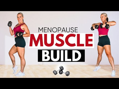 Видео: 35-минутная тренировка для наращивания мышечной массы при менопаузе | Тренировка для женщин старш...