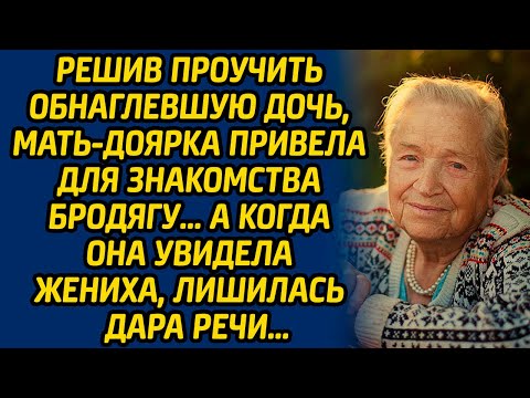 Видео: Решив проучить обнаглевшую дочь, мать-доярка привела для знакомства бродягу, а когда она увидела...
