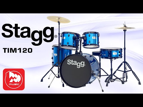 Видео: Барабанная установка для начинающих Stagg TIM120B