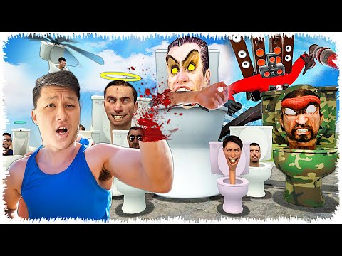 Видео: Скибиди Әжетхана құбыжықтары жауыз екен (Roblox)