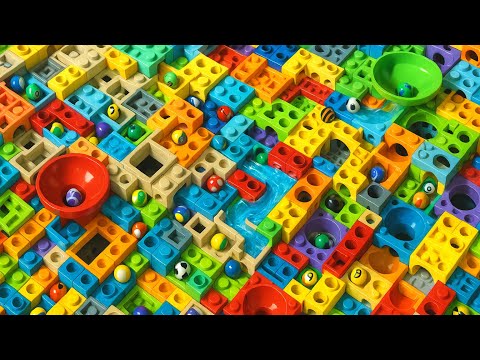 Видео: Гонка Marble Run ASMR Американские горки