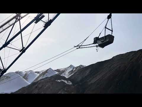 Видео: Dragline экскаватор ЭШ 20/90, УЗТМ-КАРТЭКС. Драглайн в работе, мощный вскрышной экскаватор