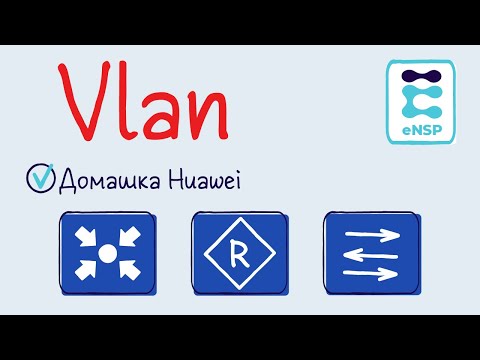 Видео: Домашняя работа eNSP 2. VLAN. (Лекция 6)
