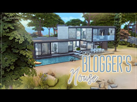 Видео: Дом блогера🎬🤸🏻‍♀️│Строительство│Blogger's House│SpeedBuild│NO CC [The Sims 4]