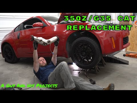 Видео: Самостоятельная модернизация/замена каталитических нейтрализаторов 350z P0430 и P0420