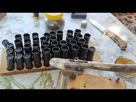 Видео: Снаряжения патронов 12 калибра дробь промтех
