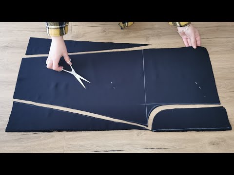 Видео: Практичные кройки и пошив брюк с морковными ножками | # pantssewing