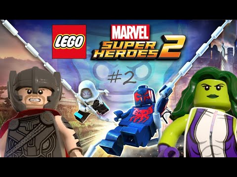 Видео: Капитан Америка, Тор и...Женщина Халк??? |  Прохождение Lego Marvel's Super Heroes 2 #2