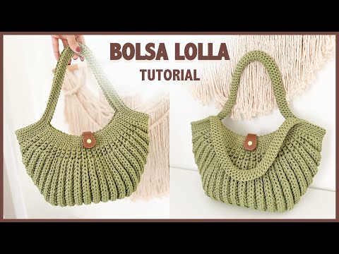 Видео: Вязаная сумка крючком, МАСТЕР-КЛАСС, Crochet Bag Step by Step