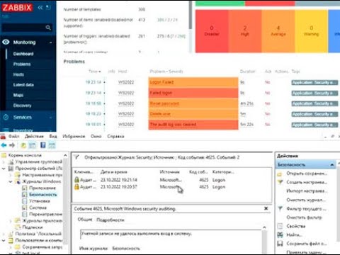 Видео: Шаблон Zabbix для мониторинга Active Directory