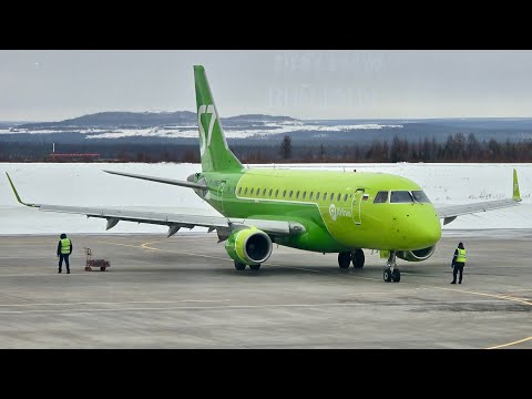 Видео: Embraer 170 а/к S7 Airlines | Рейс Нерюнгри – Иркутск