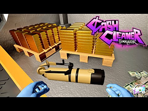 Видео: ЗОЛОТО, МИНОМЕТ И СЕКРЕТНЫЕ ДОКУМЕНТЫ    Cash Cleaner Simulator  № 8