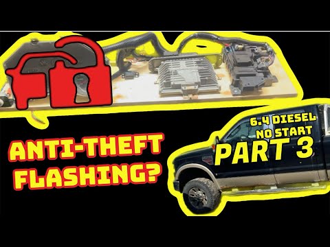 Видео: 08 6.4L F250 ТЕСТИРОВАНИЕ PATS (противоугонная система) возможные причины мигания индикатора и от...