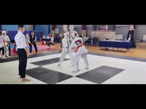 Видео: Лёша 3й бой с доп временем + 1 + 1 мин финал Кубок Геленджика по Киокушинкай 28.09.2025 г.
