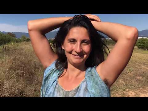 Видео: Tsetsi Shows her Hairy Armpits in the Wild Countryside in Bulgaria Jelio. Цеци и ЖельоМир в Дивото