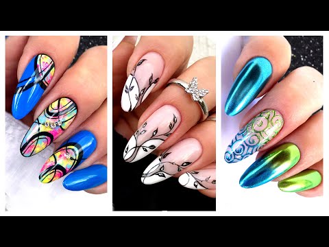 Видео: Дизайн ногтей 2022 💅 Маникюр на длинные ногти 💅 Урок #20nails