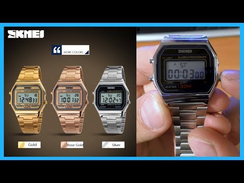 Видео: Хорошие электронные часы - skmei 1123