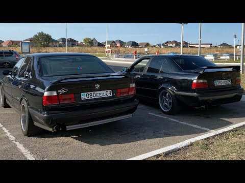 Видео: Гонка BMW E34 540 vs BMW E36 2.9 turbo