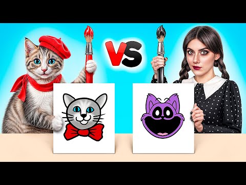 Видео: Кто Лучше Нарисует Предмет, Получит Его с Котиком от Multi DO Challenge