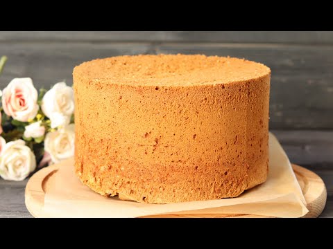 Видео: БИСКВИТ ВЫСОТОЙ 10 СМ!🔥 Очень УДАЧНЫЙ КАРАМЕЛЬНЫЙ БИСКВИТ🔥 Caramel sponge cake recipe
