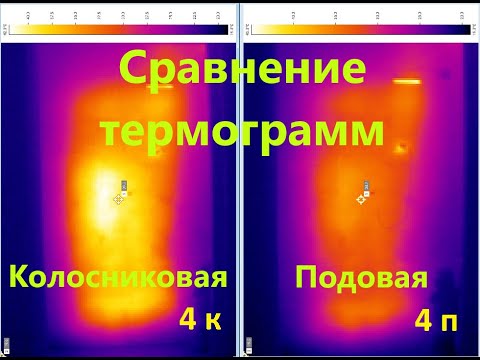 Видео: Часть 2.Сравнение термограмм печи при колосниковом и подовом режиме