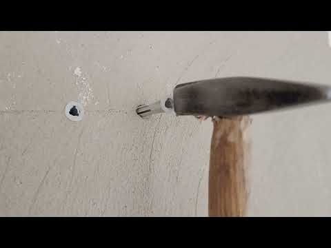 Видео: Как установить Дюбель в стену, Как подобрать сверло соответствующее дюбелю