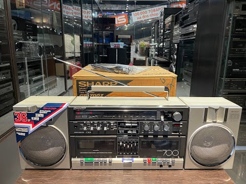 Видео: vintagemoscow.  магнитола sharp gf 700 Z