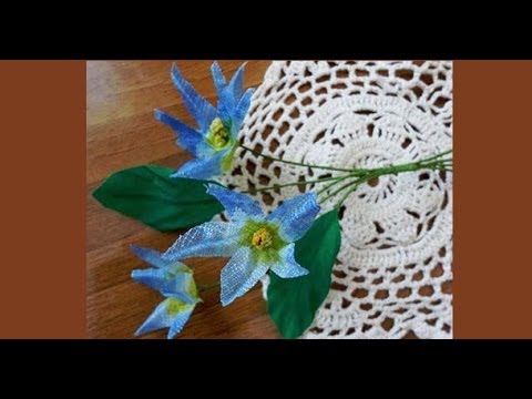 Видео: Маленькие цветы. Цветы из ткани.