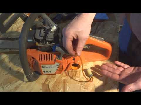 Видео: Бензопила Husqvarna 137, 141, часть 3 — замена топливопровода