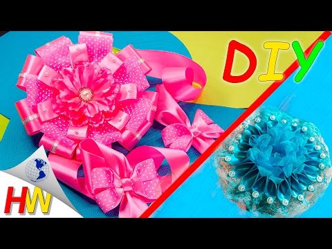 Видео: Бант на выписку из роддома 🎀Бант для девочки😇Планета мастеров с Marine DIY Guloyan🌍